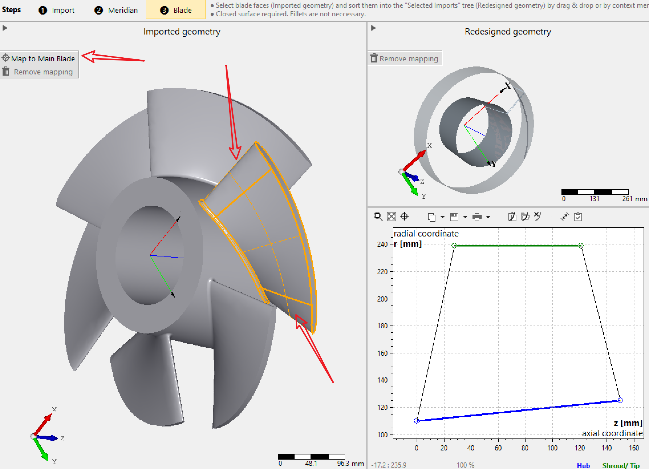Cfturbo2022逆向设计轴流泵教程